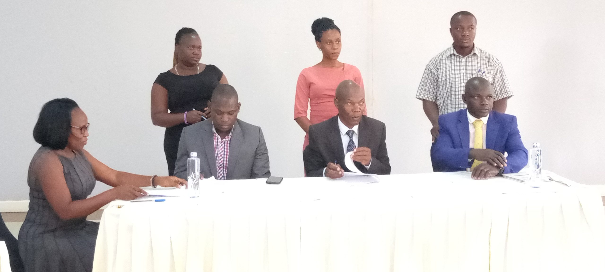 Scheme leaders signing an MOU to operationalize portability of services for members across all regions.